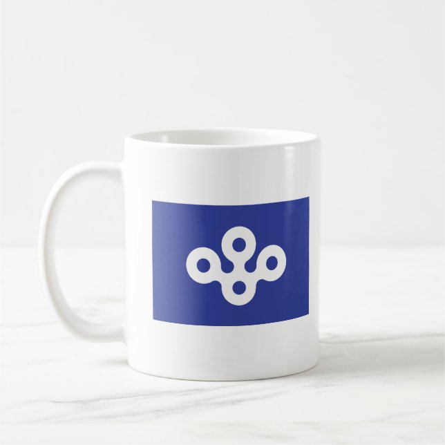 Mug Drapeau de la préfecture d'Osaka, Japon (Gauche)