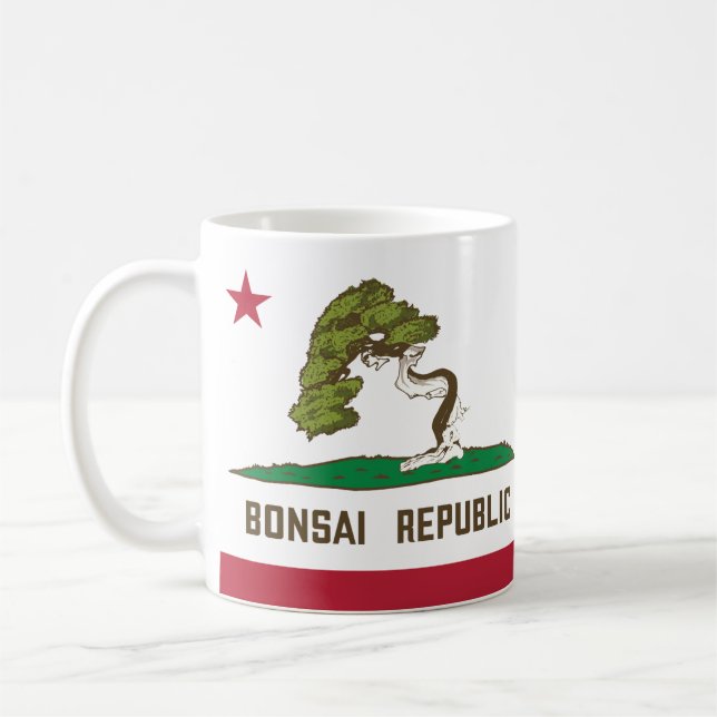 Mug Drapeau de la République de Bonsai (Gauche)