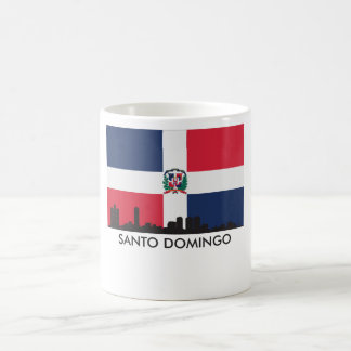 Mug Drapeau de la République Dominicaine d'horizon de