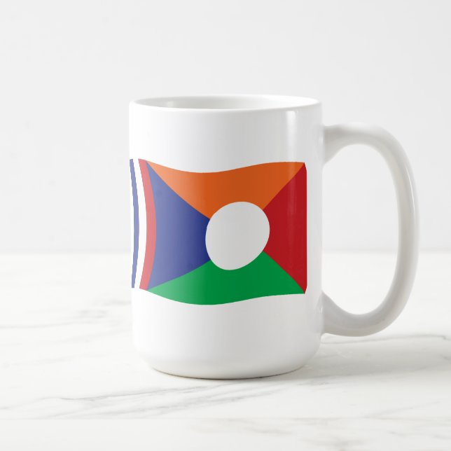 Mug Drapeau de la Réunion (Droite)
