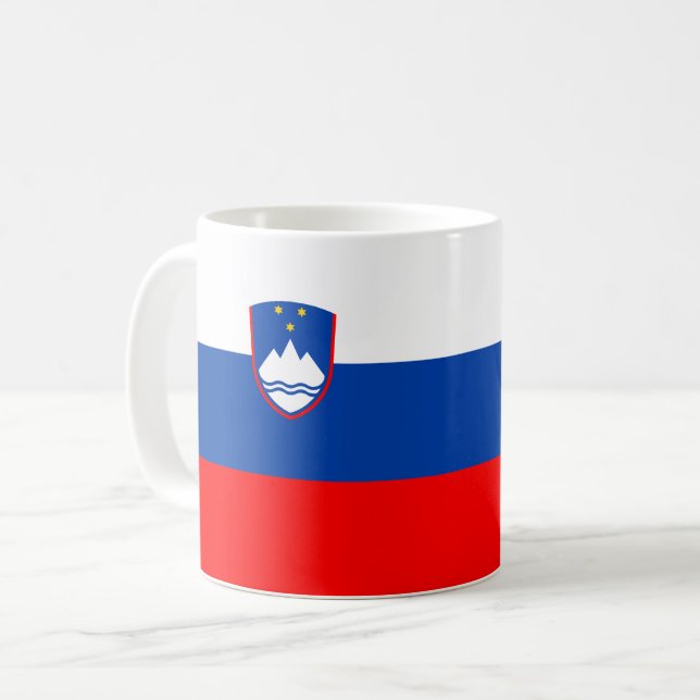 Mug Drapeau de la Slovénie (Devant gauche)