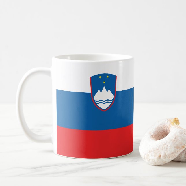 Mug Drapeau de la Slovénie (Avec donut)