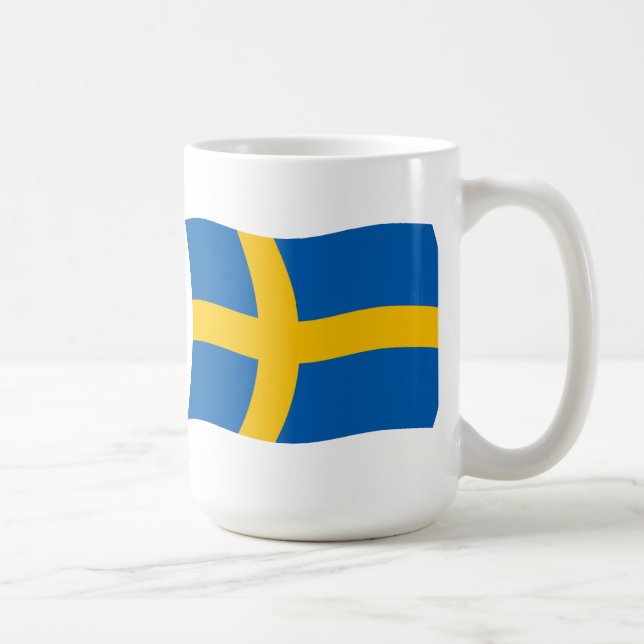 Mug Drapeau de la Suède (Droite)