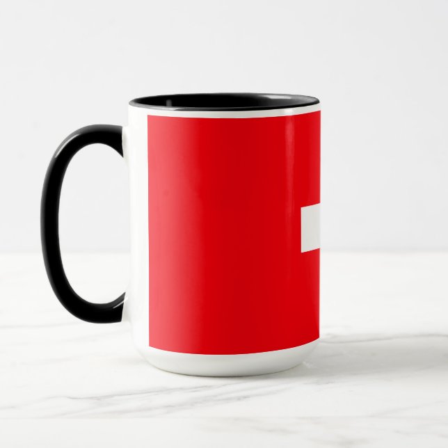 Mug Drapeau de la Suisse (Gauche)