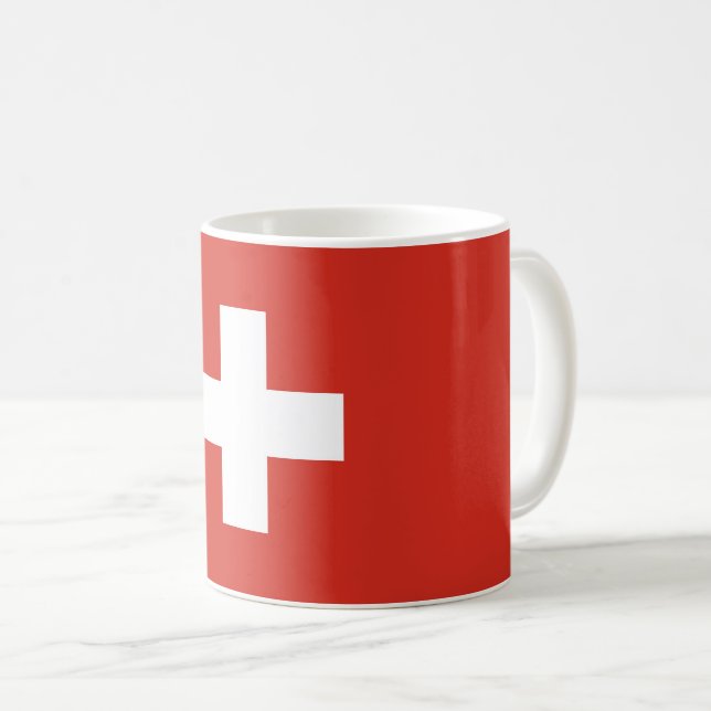 Mug Drapeau de la Suisse (Devant droit)