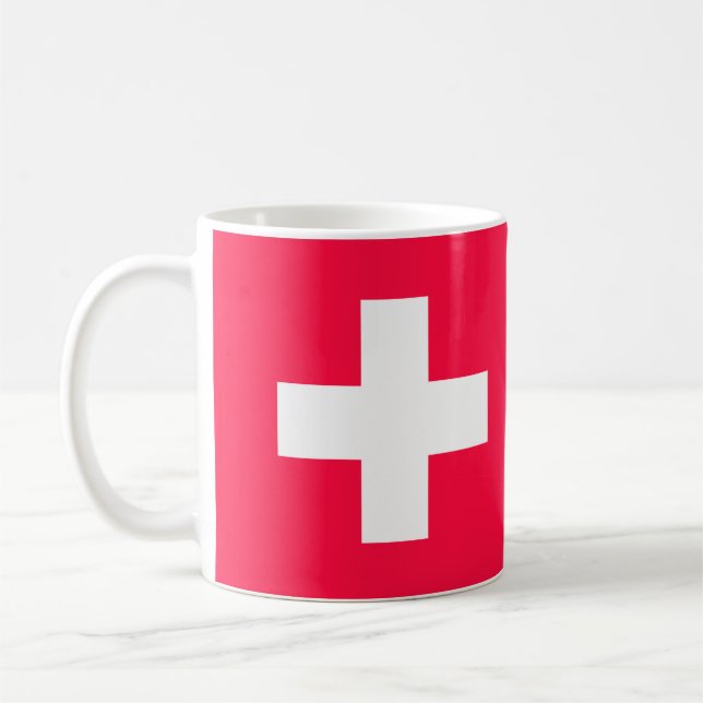Mug Drapeau de la Suisse modifiée (Gauche)