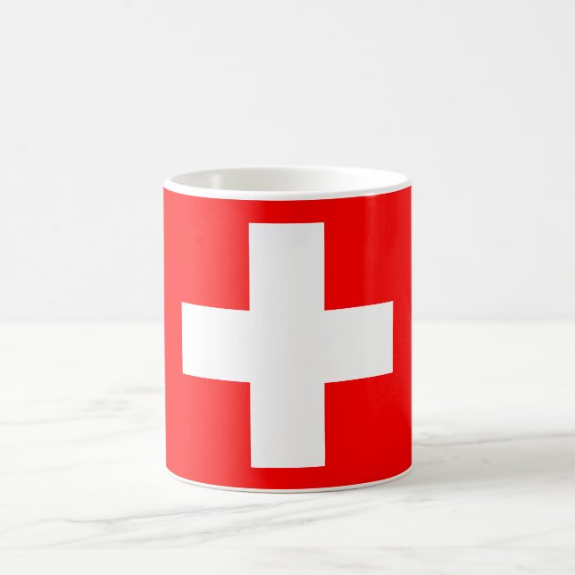 Mug Drapeau de la Suisse (Suisse) (Centre)