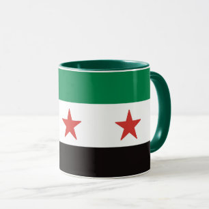 Mug drapeau de la Syrie footbalistique