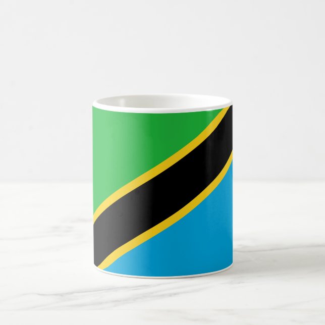 Mug Drapeau de la Tanzanie (Centre)