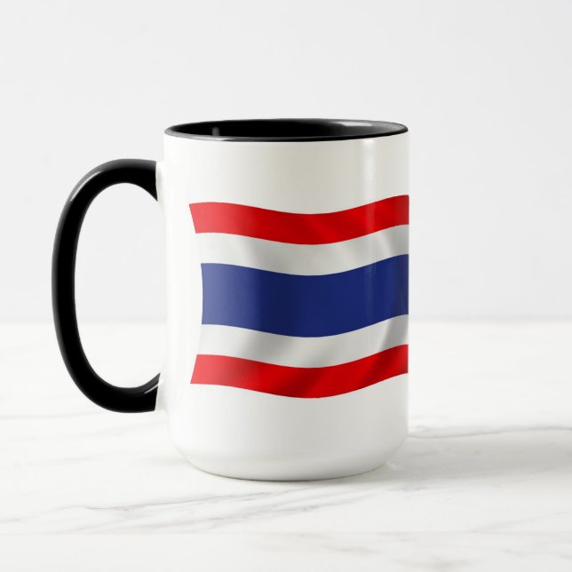 Mug Drapeau de la Thaïlande (Gauche)