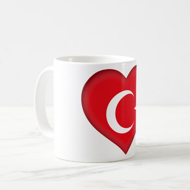 I LOVE COEUR dindes Mug