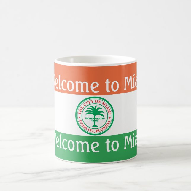 Mug Drapeau de la ville de Miami (Centre)