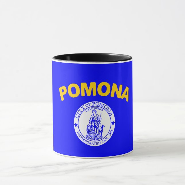 Mug Drapeau de la ville de Pomona (Centre)