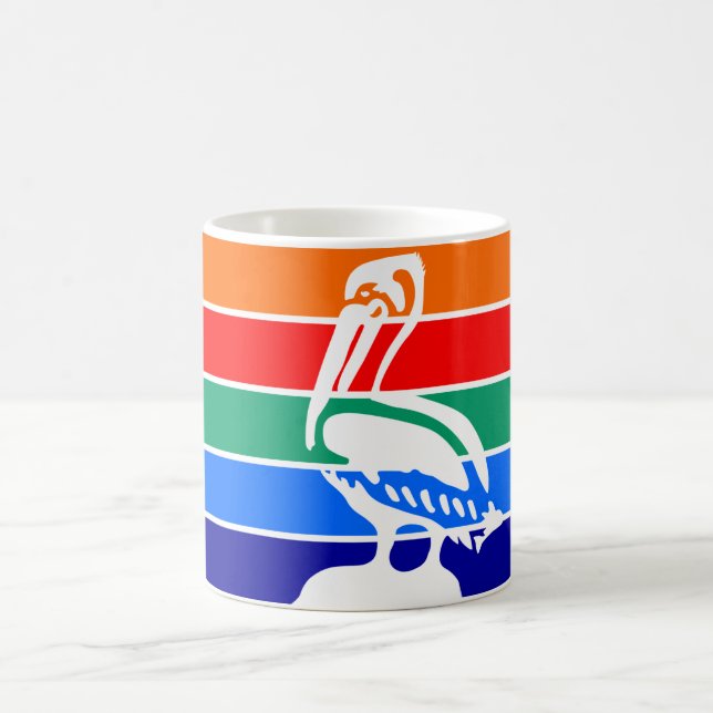 Mug Drapeau de la ville de St. Petersburg (Floride) (Centre)