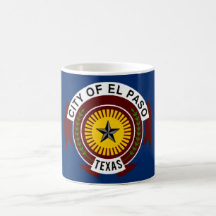 Mug Drapeau de la ville d'El Paso (Texas)