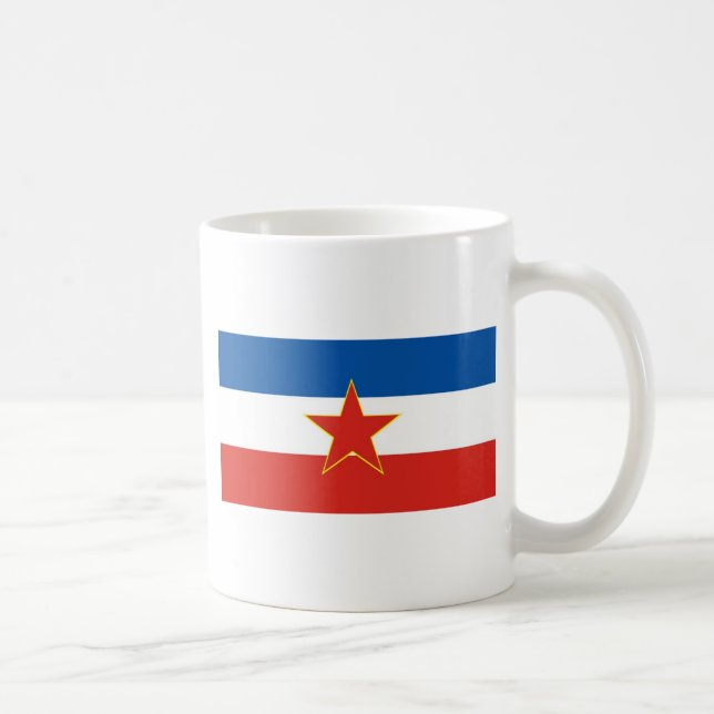 Mug drapeau de la Yougoslavie (Droite)
