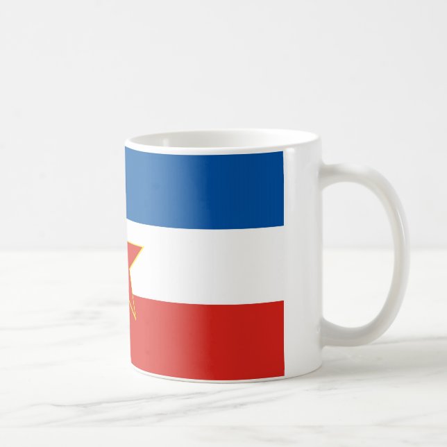Mug drapeau de la Yougoslavie (Droite)