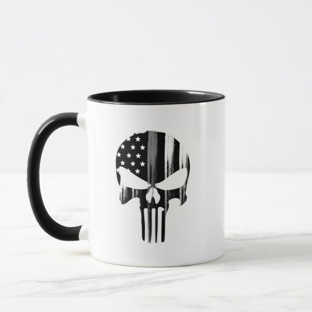 Mug Drapeau de l'agent de correction du chef de la com (Gauche)