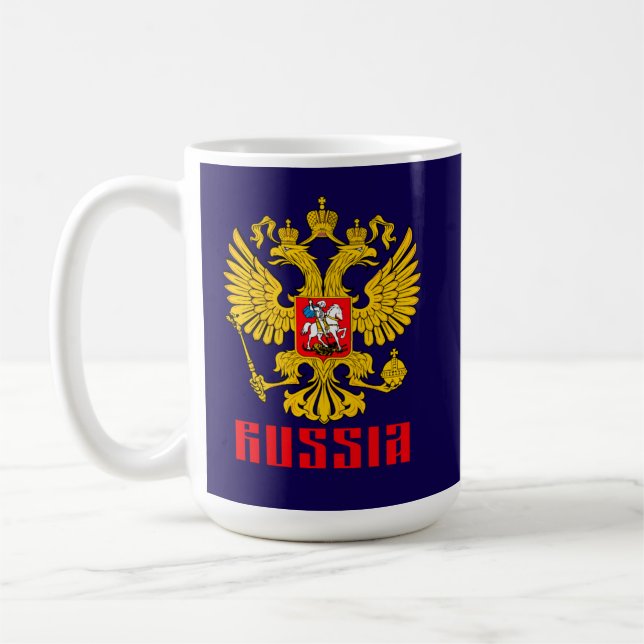Mug Drapeau de l'aigle impérial russe (Gauche)