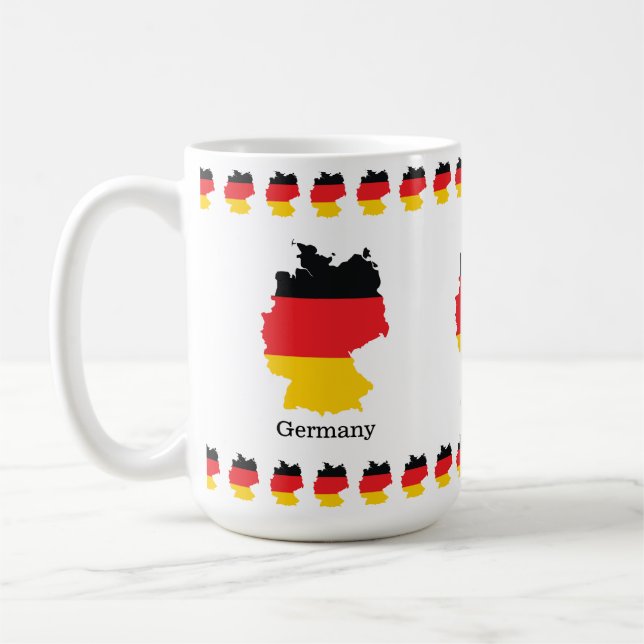 Mug Drapeau de l'Allemagne dans un design de souvenir  (Gauche)