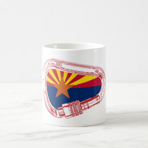Mug Drapeau de l'Arizona Escalade carabiner