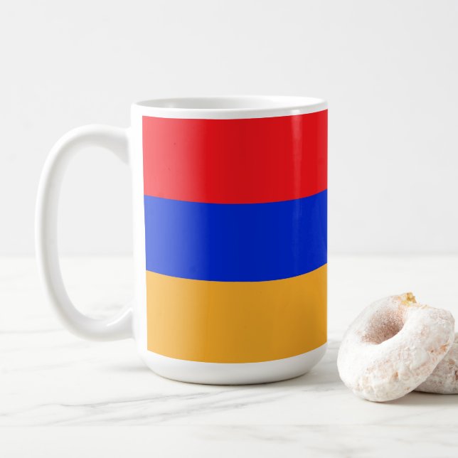 Mug Drapeau de l'Arménie (Avec donut)
