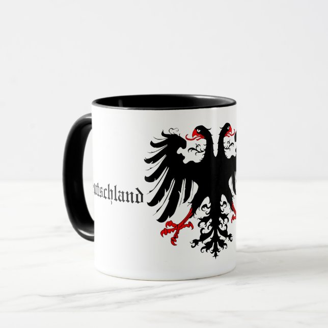 Mug Drapeau de l'empire allemand à jamais double aigle (Devant gauche)