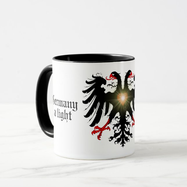 Mug Drapeau de l'empire allemand à jamais double aigle (Devant gauche)