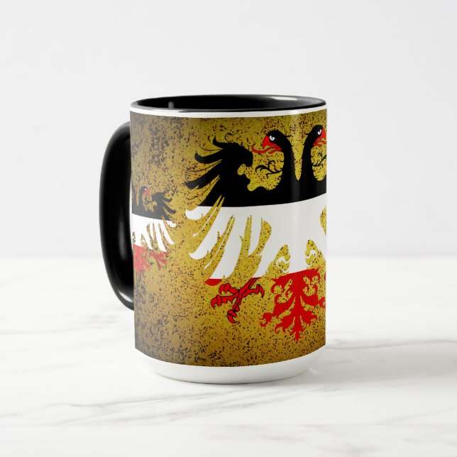 Mug Drapeau de l'empire allemand à jamais double aigle (Devant gauche)