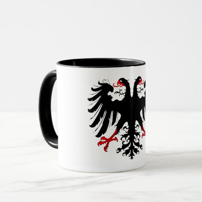 Mug Drapeau de l'empire allemand à jamais double aigle (Devant gauche)