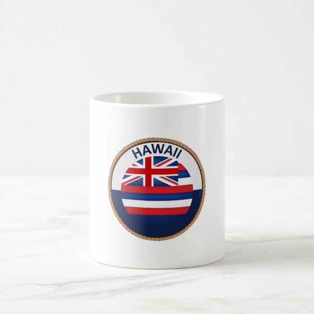 Mug Drapeau de l'État d'Hawaii (Centre)