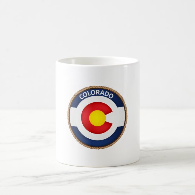Mug Drapeau de l'État du Colorado (Centre)