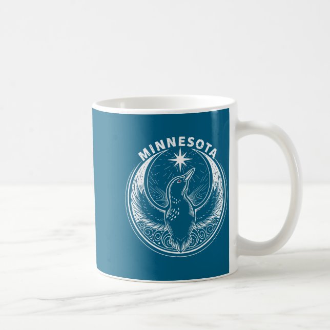 Mug drapeau de l'état du Minnesota rebelle plongeur  (Droite)