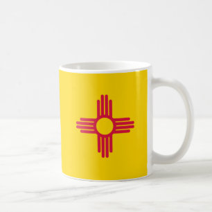 Mug Drapeau de l'État du Nouveau-Mexique Zia Soleil