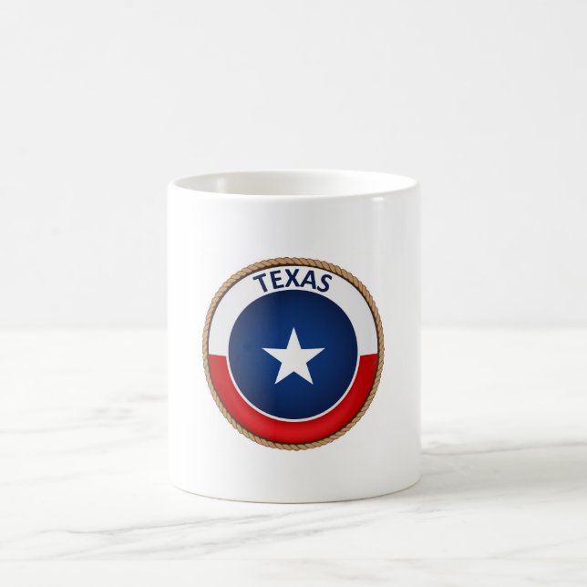 Mug Drapeau de l'État du Texas (Centre)