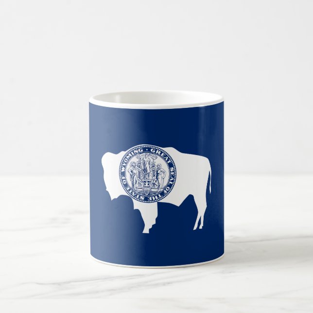 Mug Drapeau de l'État du Wyoming (Centre)