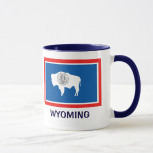 Mug Drapeau de l'État du Wyoming