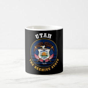 MUG DRAPEAU DE L'ÉTAT D'UTAH BEEHIVE