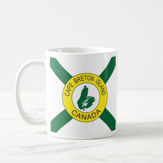 Mug Drapeau de l'île du Cap-Breton (non officiel), Nou (Gauche)