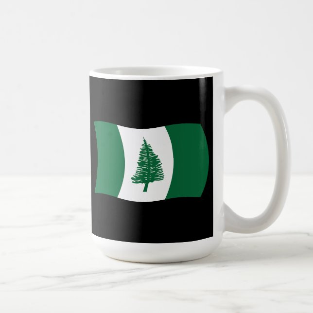 Mug Drapeau de l'Île Norfolk (Droite)