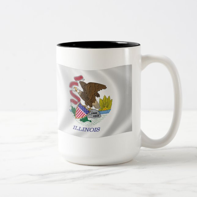 Mug Drapeau de l'Illinois (Droit)