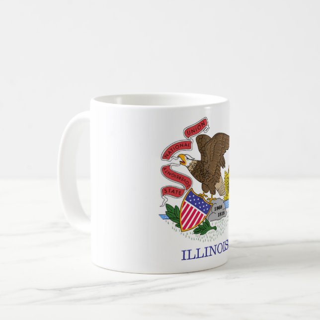 Mug Drapeau de l'Illinois (Devant gauche)