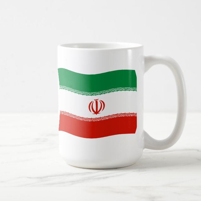 Mug Drapeau de l'Iran (Droite)
