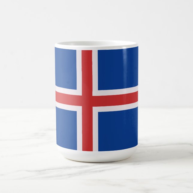 Mug Drapeau de l'Islande (Centre)