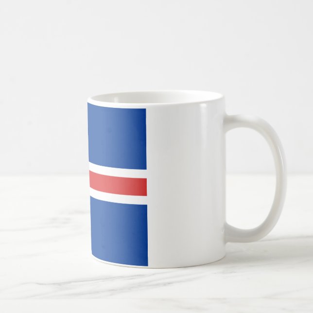 Mug Drapeau de l'Islande (Droite)