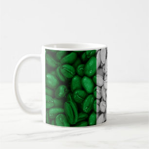 Mug Drapeau de l'Italie avec du café