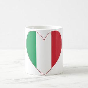 Mug Drapeau de l'Italie Cœur