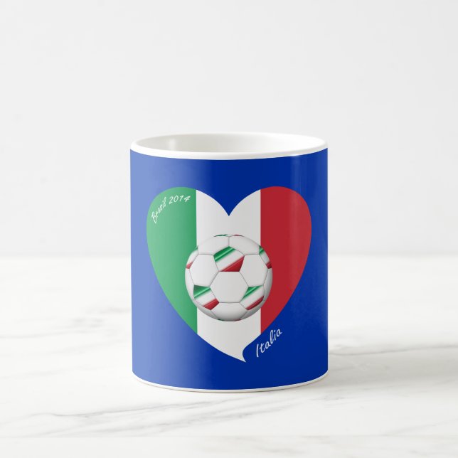 Mug Drapeau de l'ITALIE FOOTBALL et equipes nationales (Centre)
