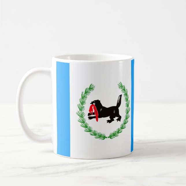 Mug Drapeau de l'oblast d'Irkoutsk (Gauche)