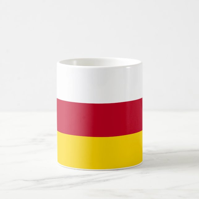 Mug Drapeau de l'Ossétie du Nord (Centre)